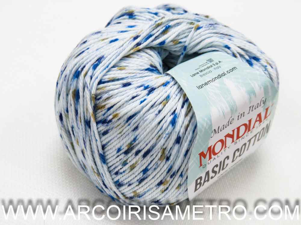 Mondial - Basic Cotton - 520 - Arco-Íris a Metro