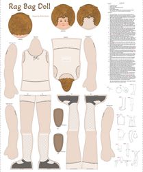 MARCUS - PAINEL BONECA RAG BAG DOLL