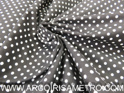 POLKA-A-DOTS -  BLACK BACKGROUND 