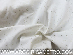 PANAMA FABRIC - GOLDEN DOTS