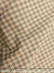 VICHY CHECK - DUSTY GREEN/ BEIGE