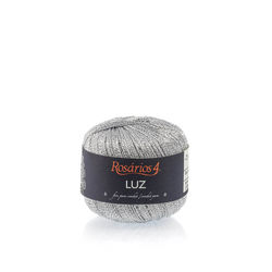 ROSARIOS4 - METALIC CROCHET THREAD - LUZ 002