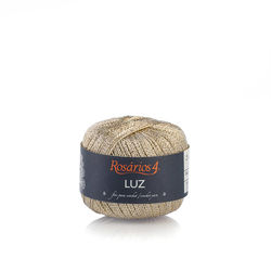 ROSARIOS4 - METALIC CROCHET THREAD - LUZ 011