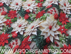 DIGITAL COTTON PRINT -POINSETIA