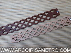 LEATHER SHAWL PIN