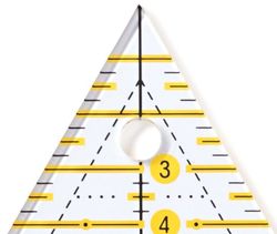 OMNIGRID - REGUA TRIANGULO 60°