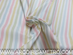 DIGITAL PRINT - PASTEL PINSTRIPES